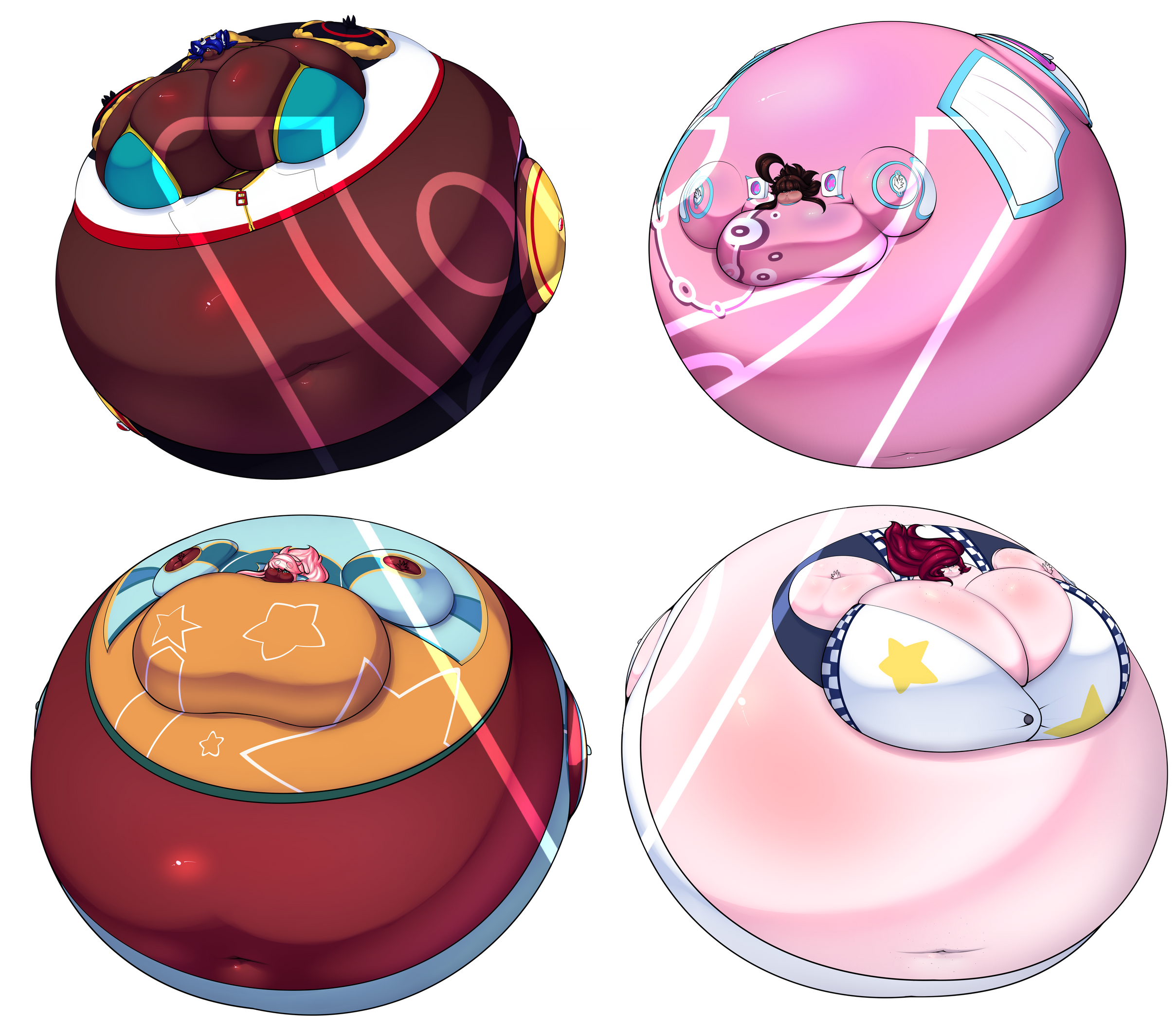 FallStarz Inflation Sticker Set — YoruNoEcchi