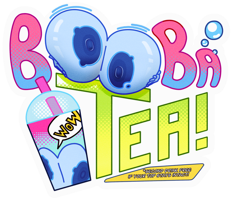 Booba Tea Sticker