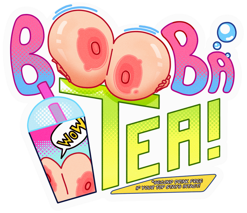 Booba Tea Sticker