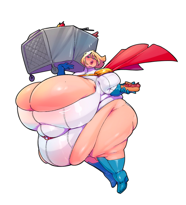 Power Girl 3" Sticker