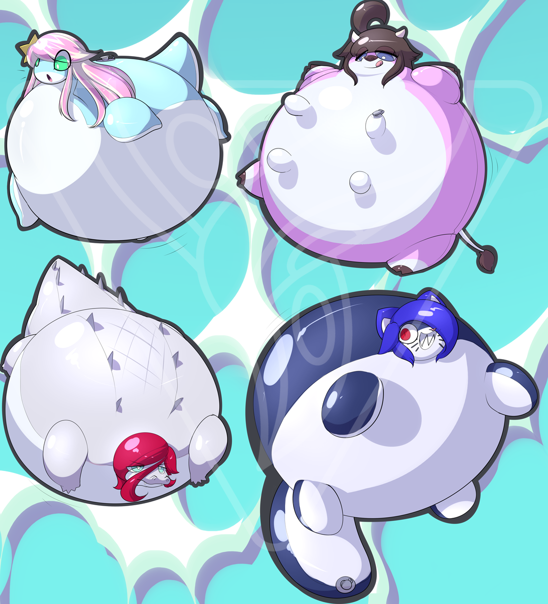 Pooltoy TF Inflation 4'' Sticker Pack — YoruNoEcchi