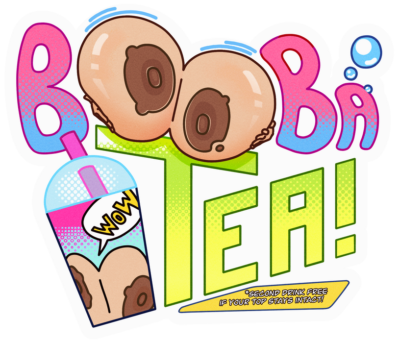 Booba Tea Sticker