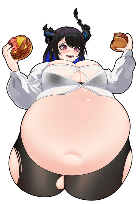 Nerissa's Belt-Busting Burger Break Sticker