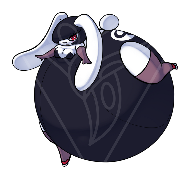 Monobutt 8ball Bunny Sticker