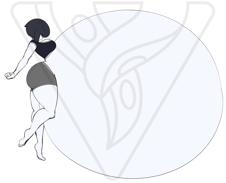 Psykhe Belly Sideview Sticker