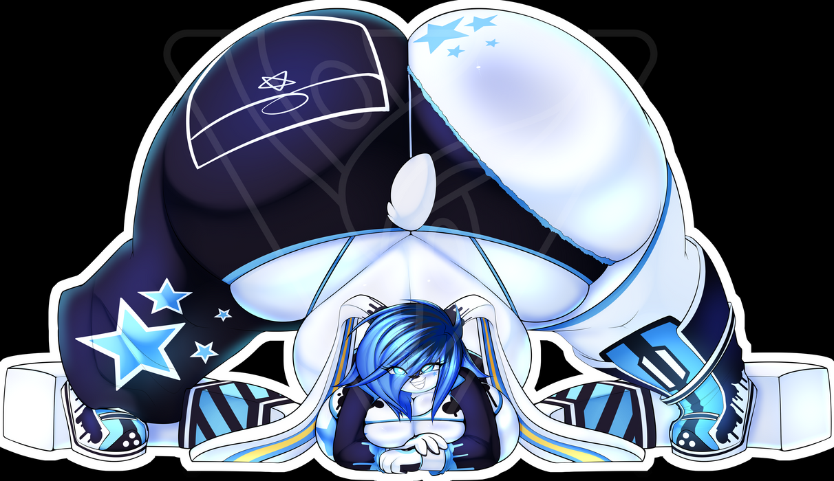ButterBlast Debut Jack-O Pose Sticker