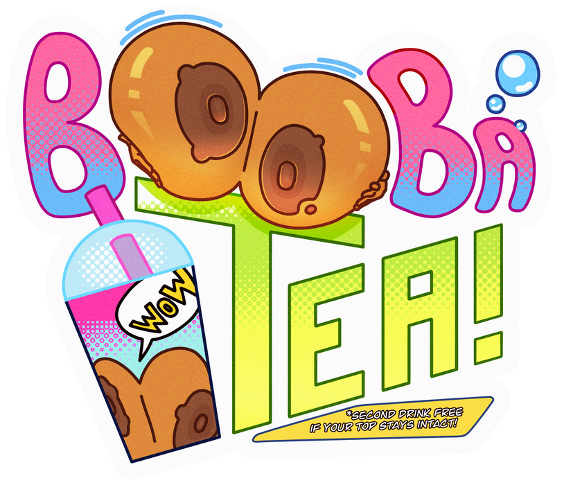 Booba Tea Sticker