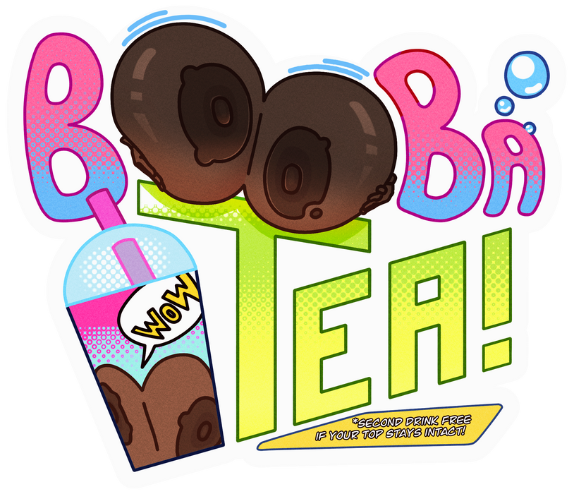 Booba Tea Sticker