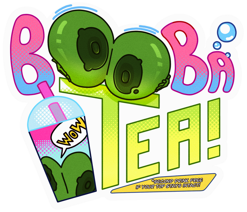 Booba Tea Sticker