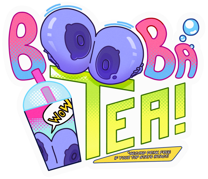 Booba Tea Sticker