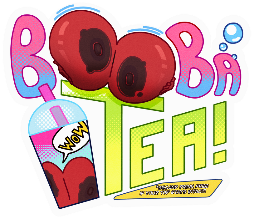 Booba Tea Sticker