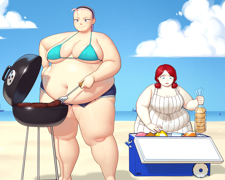 Beach BBQ Print