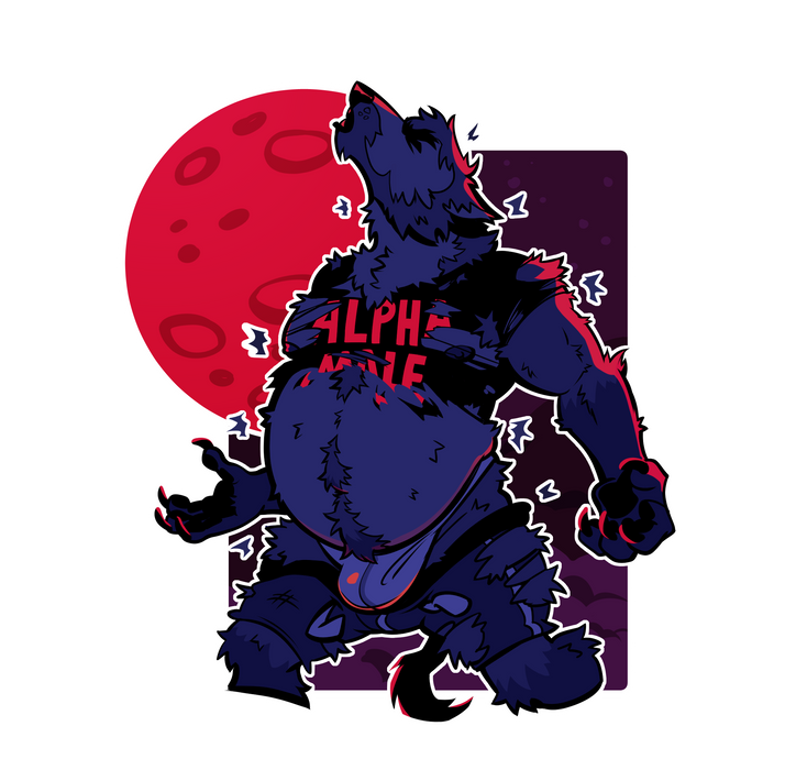 Alpha Male Transformation Sticker