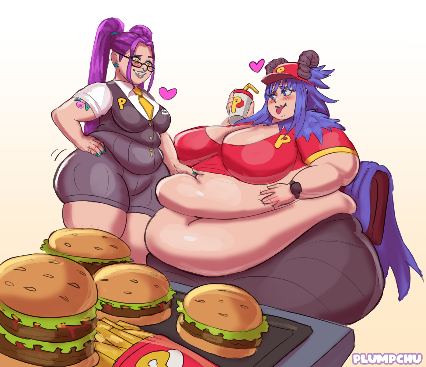 Suzie and Mari the Yeti Print