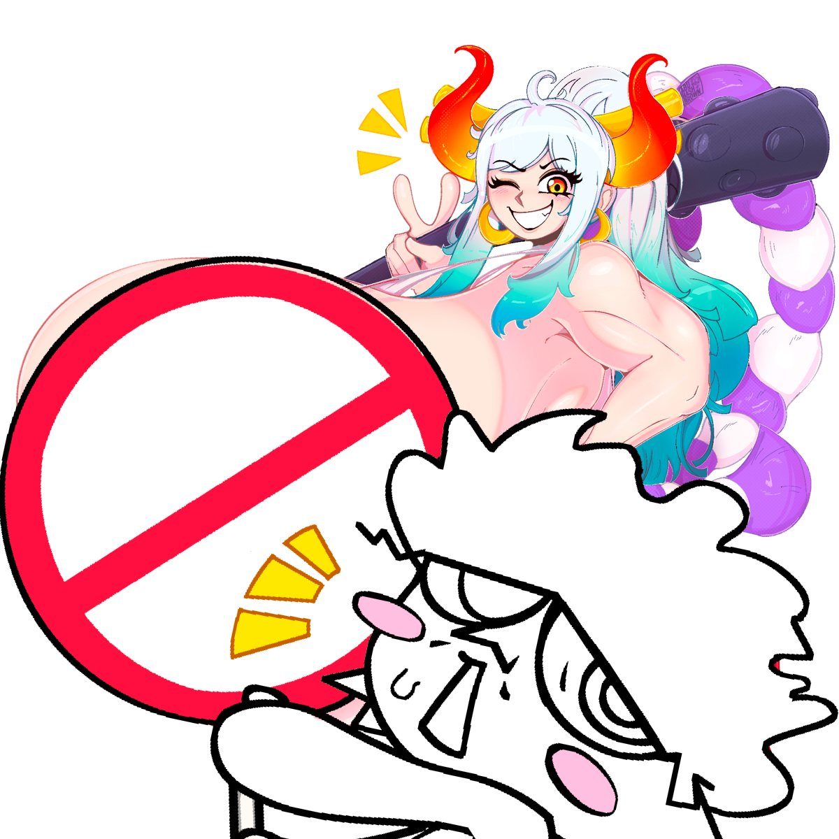 Big Yam Sticker