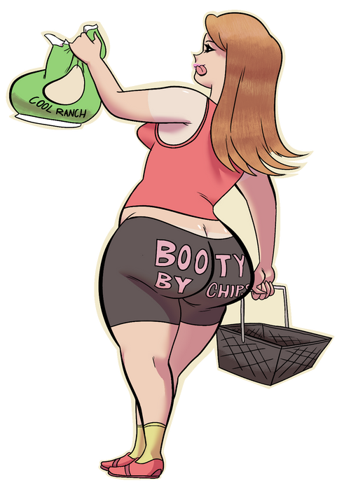 Booty By Chips Sticker