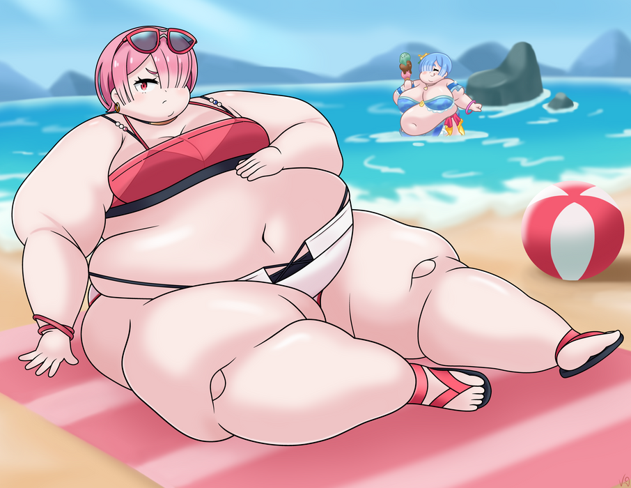 Beachside Fat Ram Print