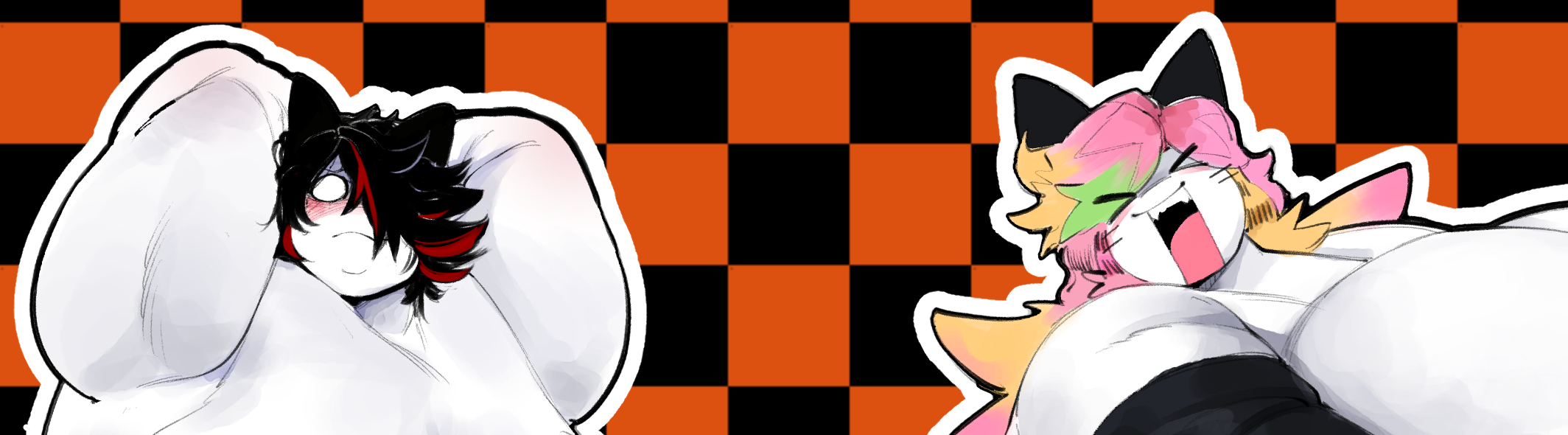 Cat Suits - Sticker Duo