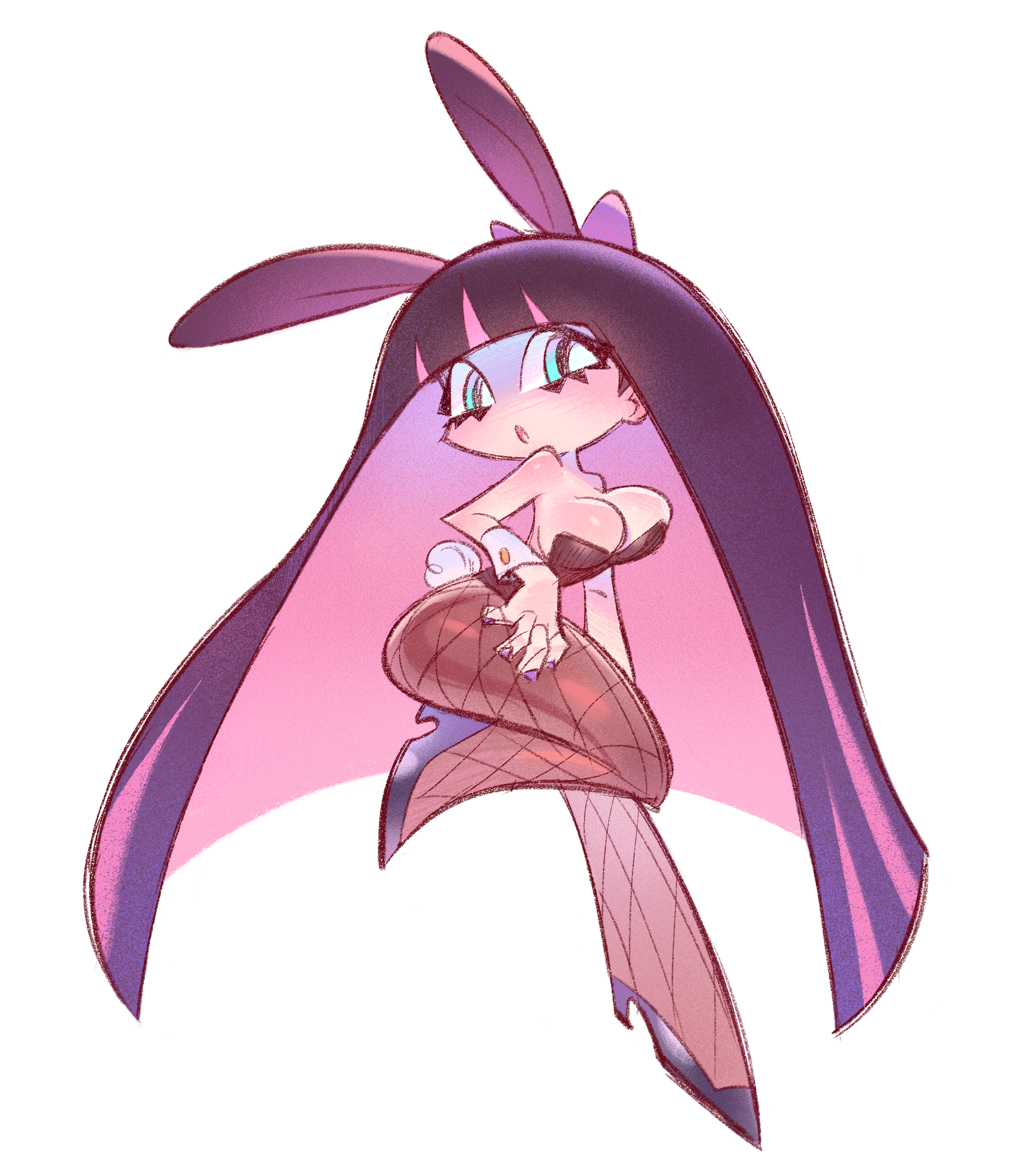 Bunnysuit Stockings 3.5'' Sticker