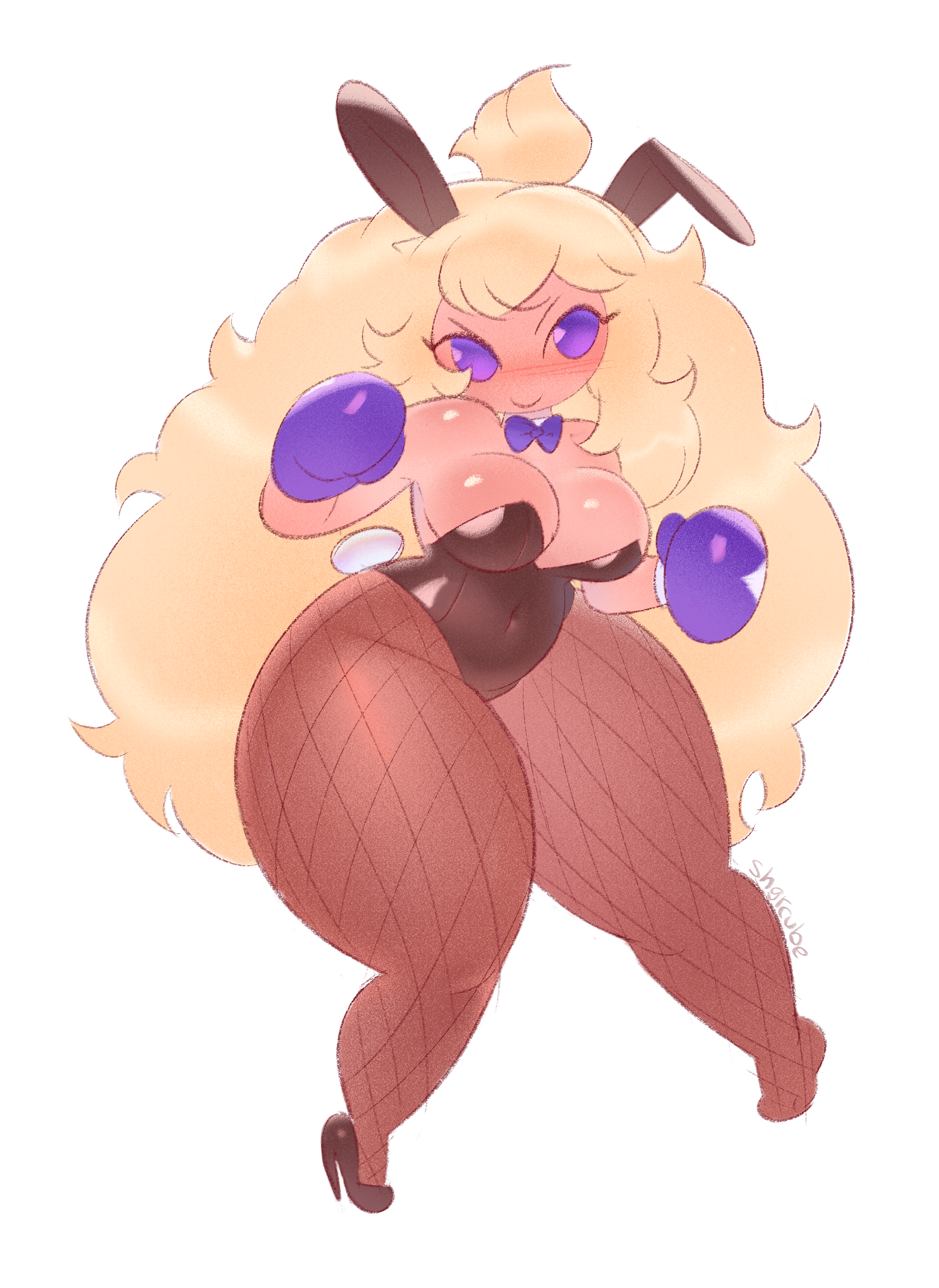 Bunnysuit Toast Sticker