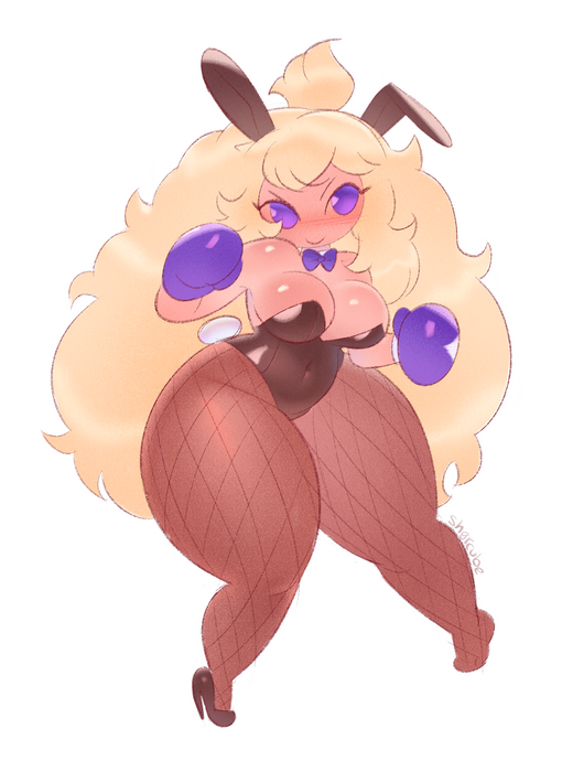 Bunnysuit Toast Sticker