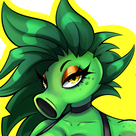 Punk Peashooter Sticker