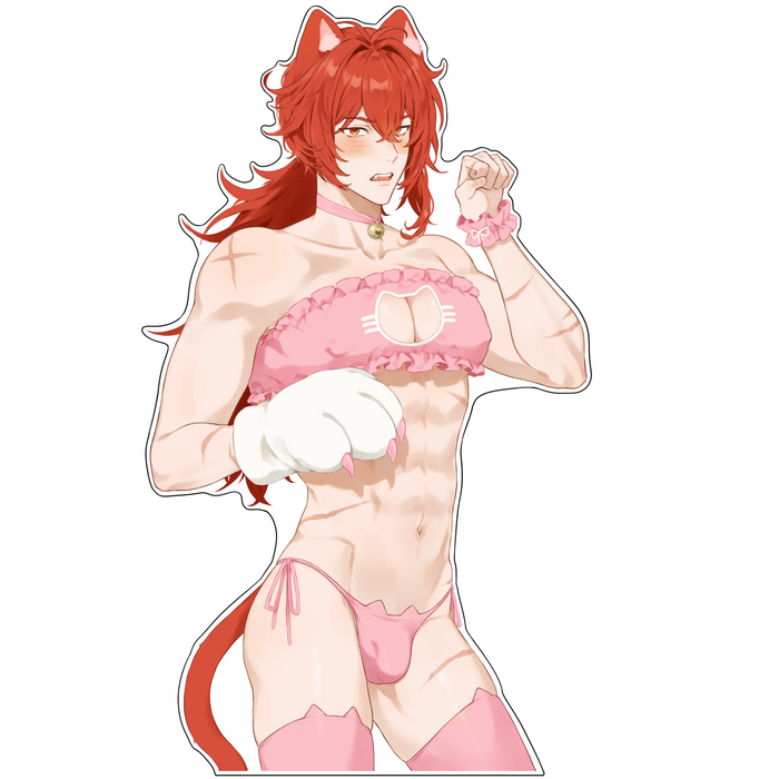 Diluc Kitty Sticker