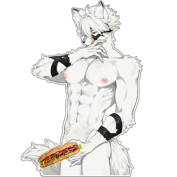 VonLycon Nakey 3.5” Sticker
