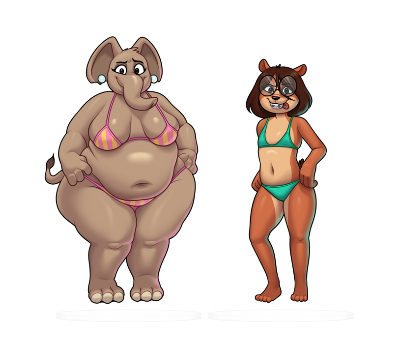 Nila and Lace Beachwear Standees