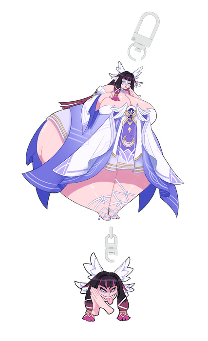 Wide Columbina Accessory Charm