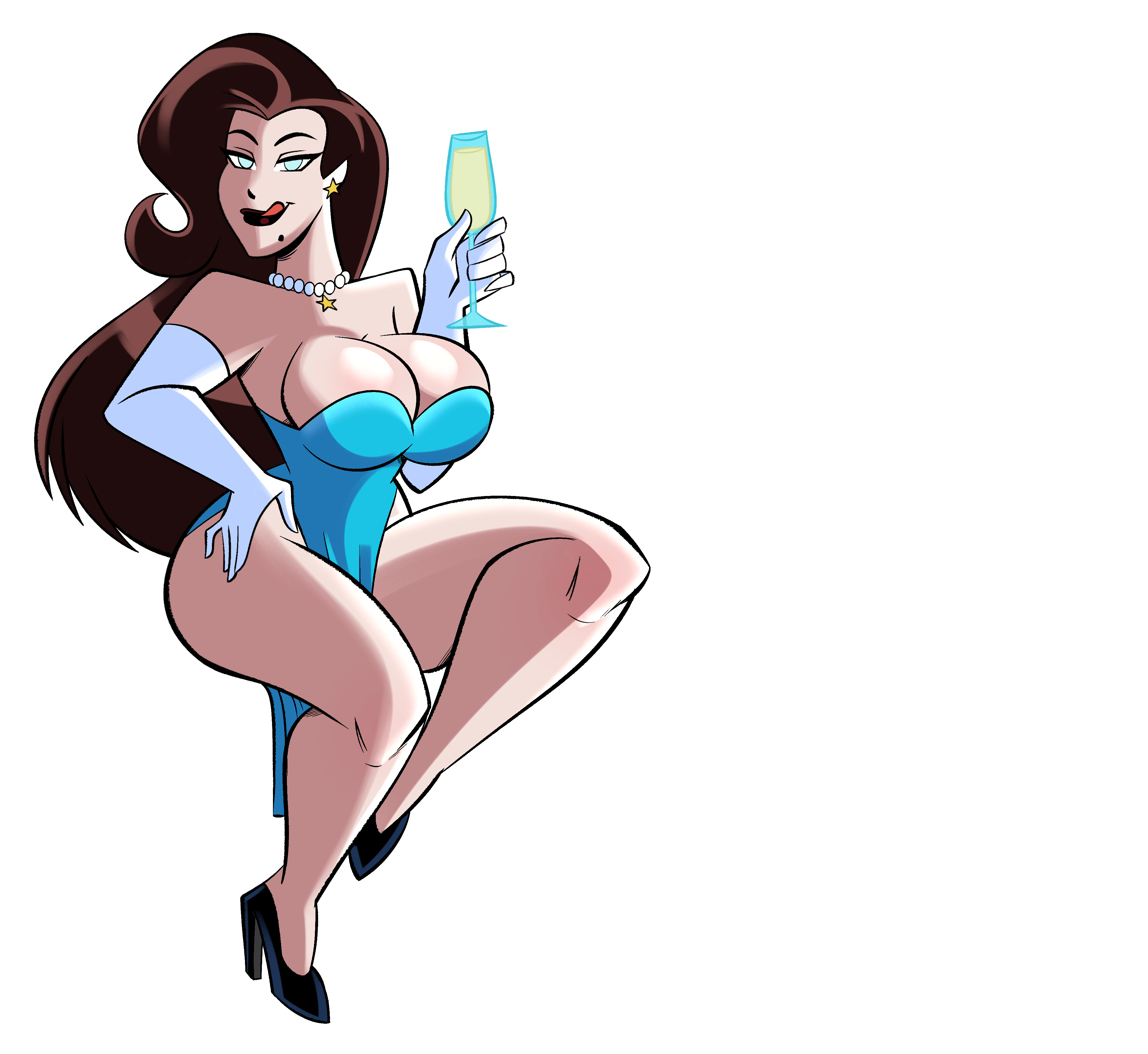 Crimson Wench Femme Fatale Sticker