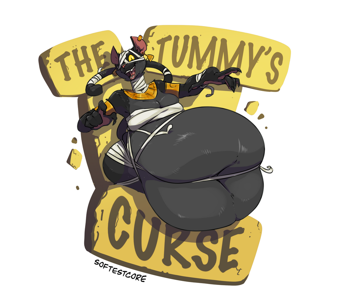 Tummy's Curse Sticker
