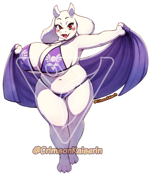 Toriel Pinup Sticker