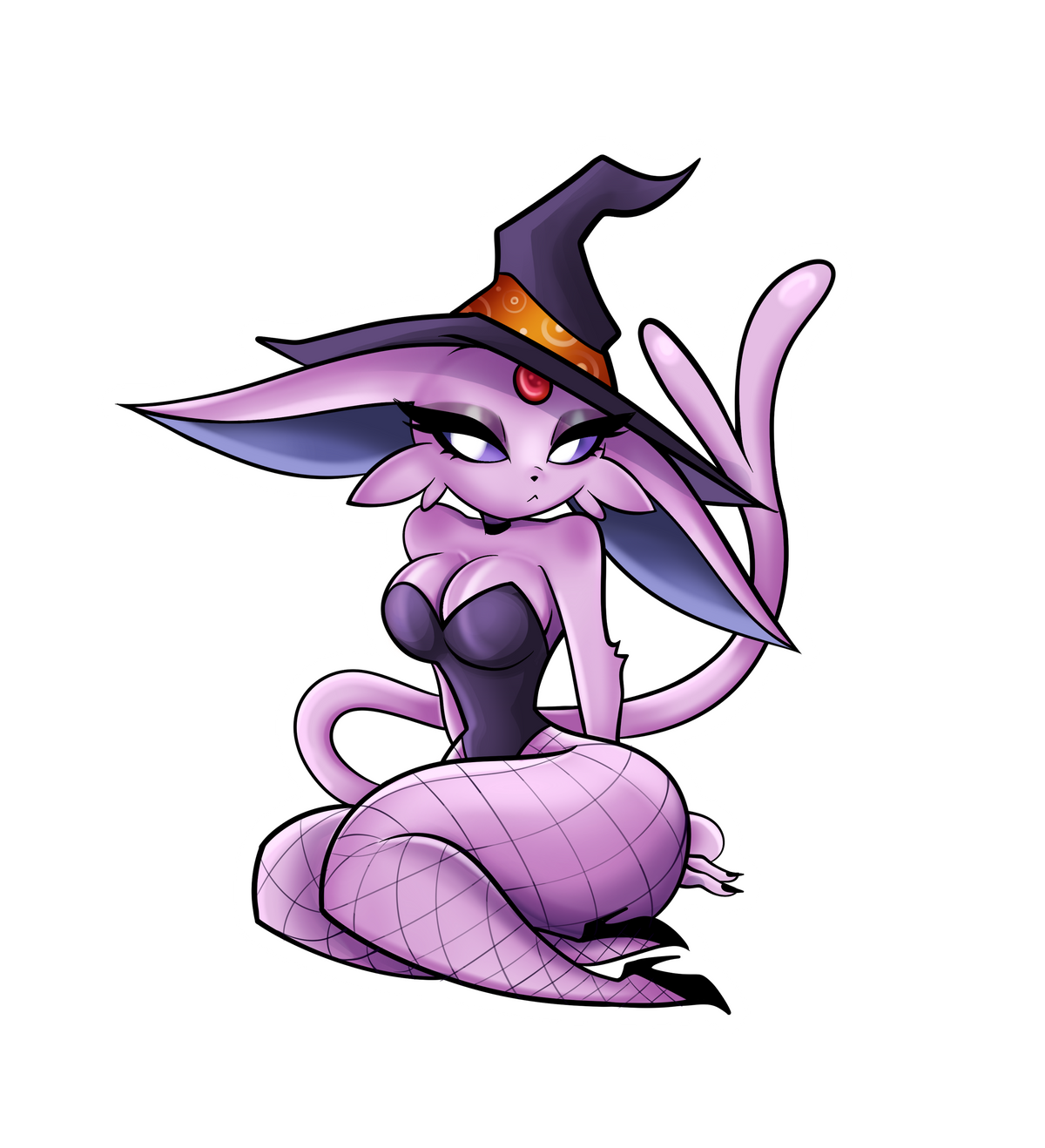 Witchy Cat Sticker
