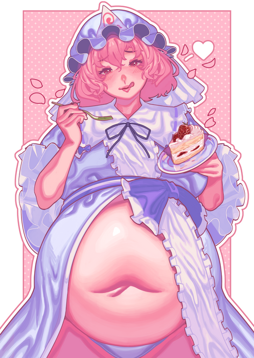 Fatass Yuyuko Print