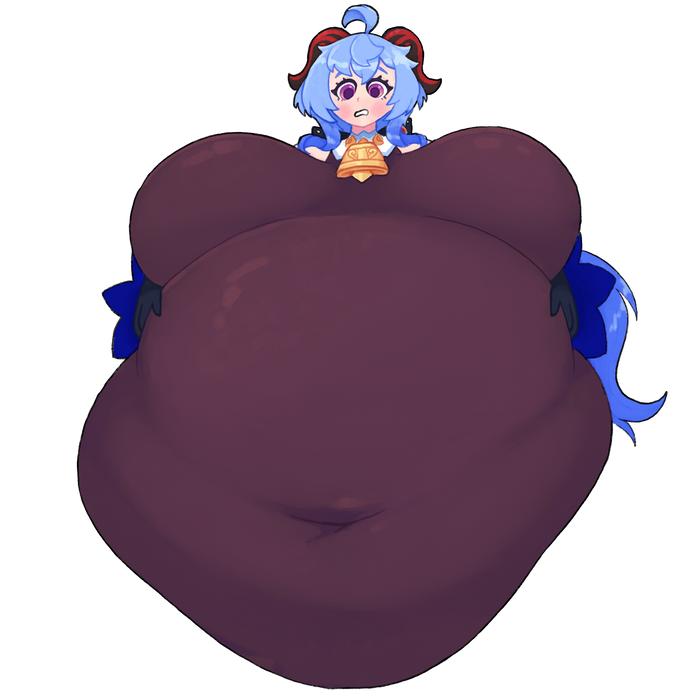 Ganyu Big Belly Sticker