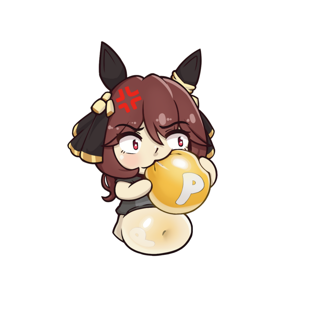 Gal Sticker Card Horse Gal Nom Sticker — YoruNoEcchi