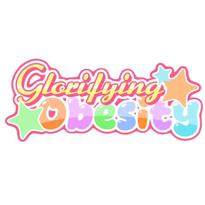 Glorifying Obesity Stickers