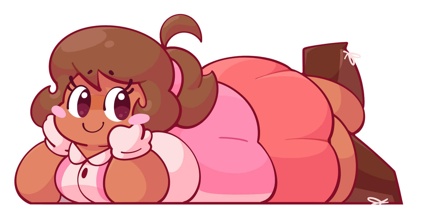 Lounging Linda Sticker