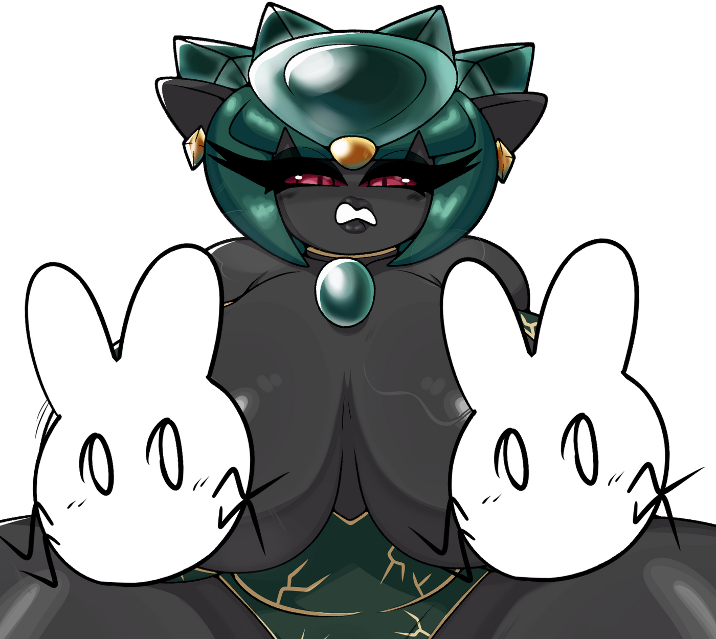 Jade Kneeling Sticker
