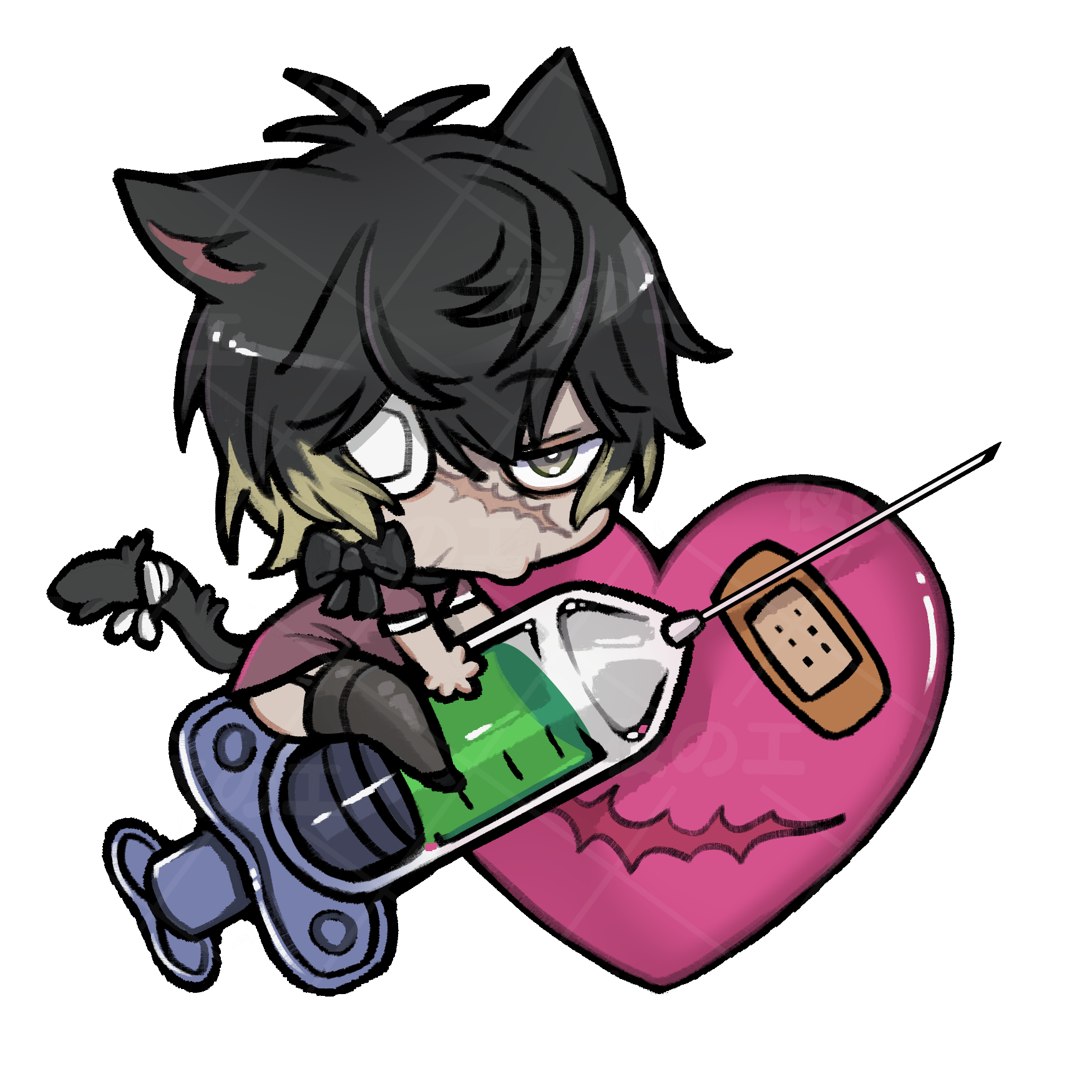 Nurse's Injection Sticker — YoruNoEcchi
