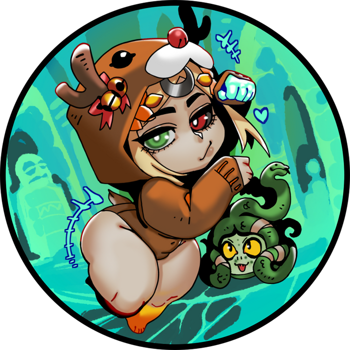 Reindeer Melinoe Sticker