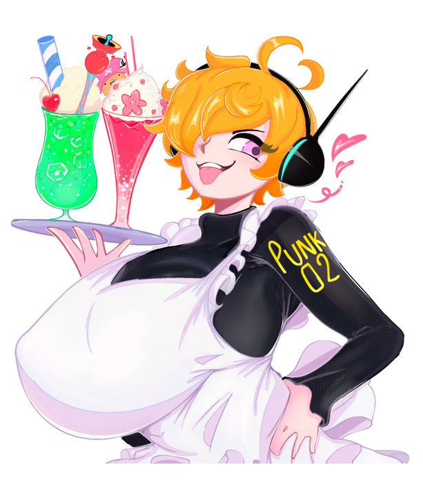 Maid Lilith Sticker