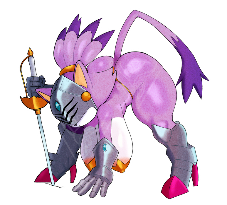 Percival in (Barely) Armor Sticker