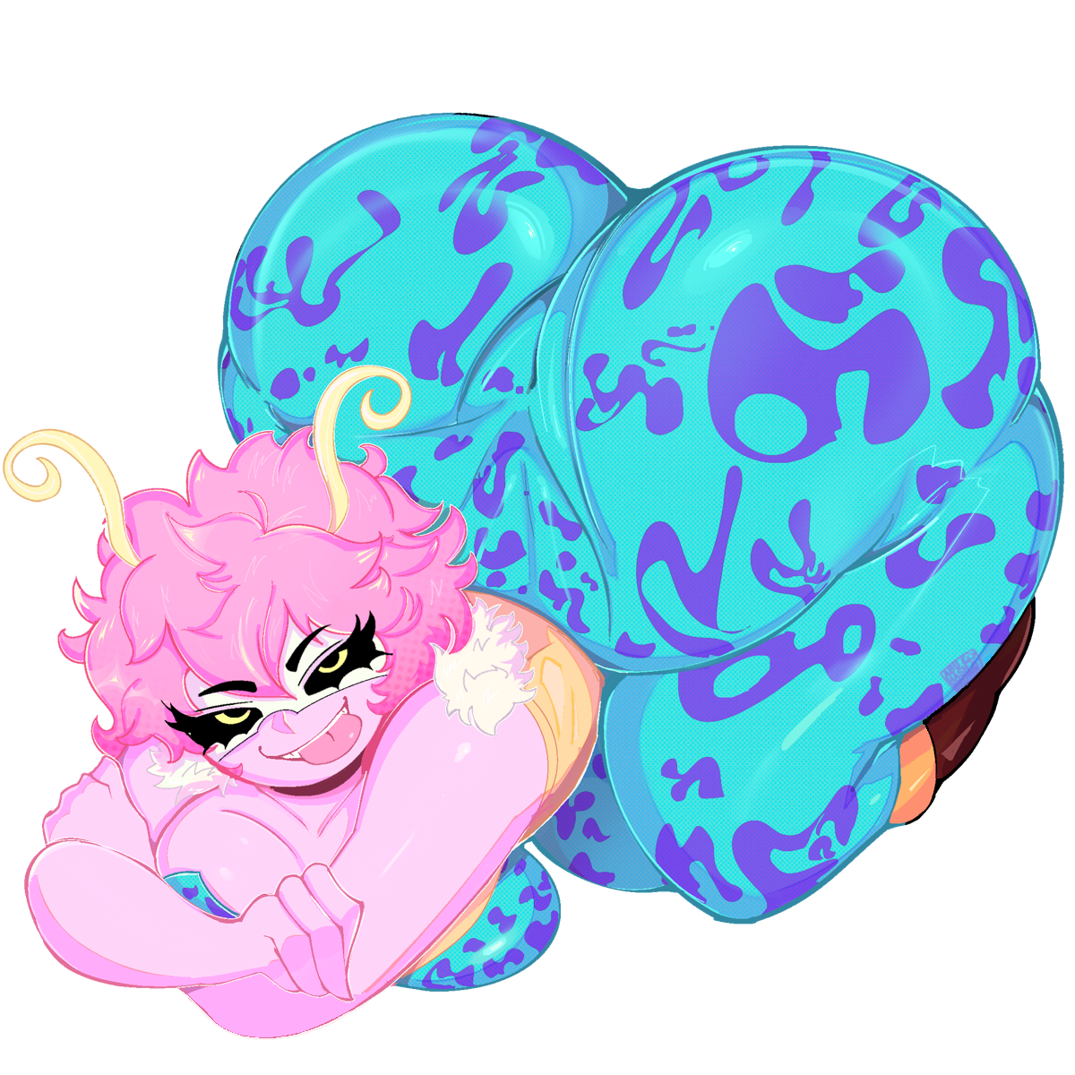 Pinky on the Scene Sticker