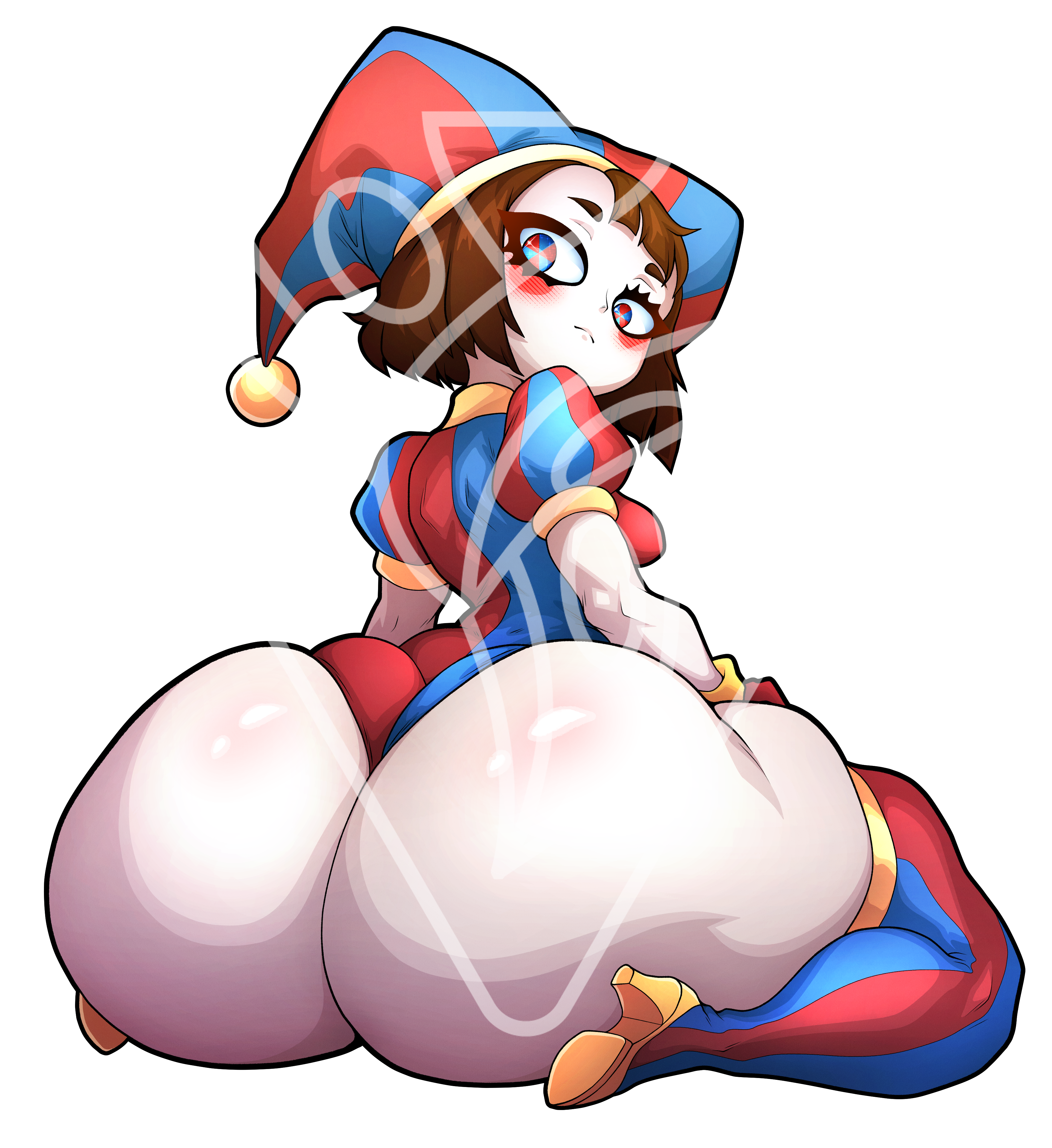 Perfect Seat Pomni Sticker