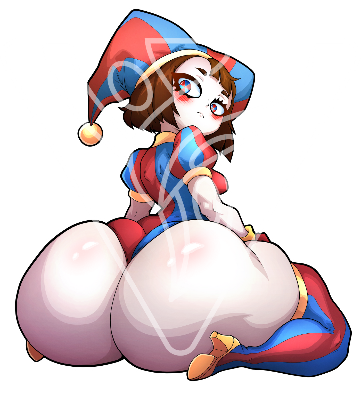 Perfect Seat Pomni Sticker