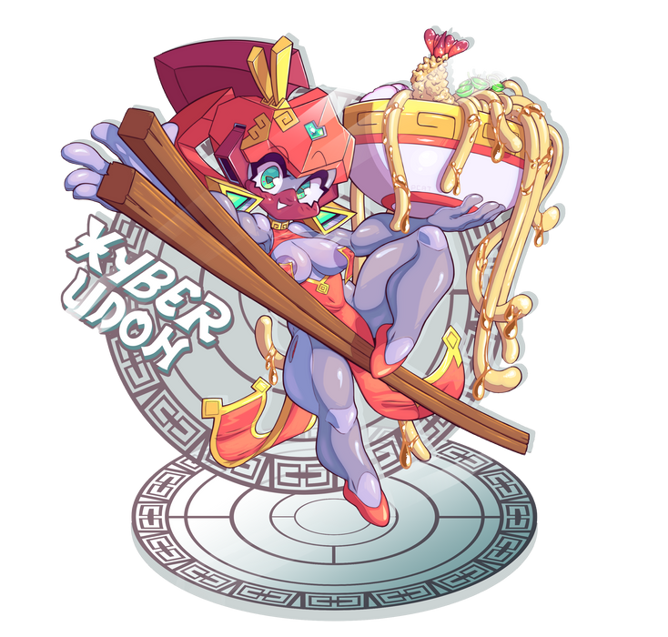 Cyber Udon Magnetic Standee