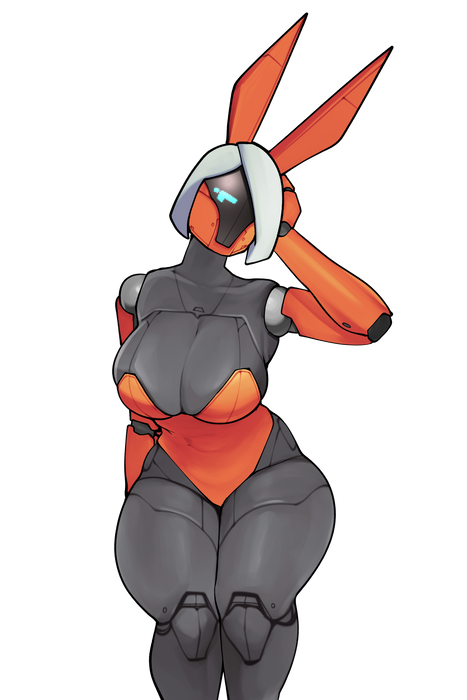 Robo Bunny Sticker