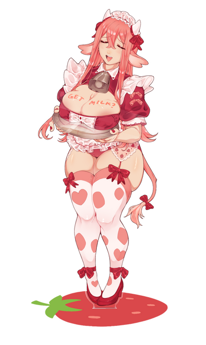 Milky Maid Belle Standee
